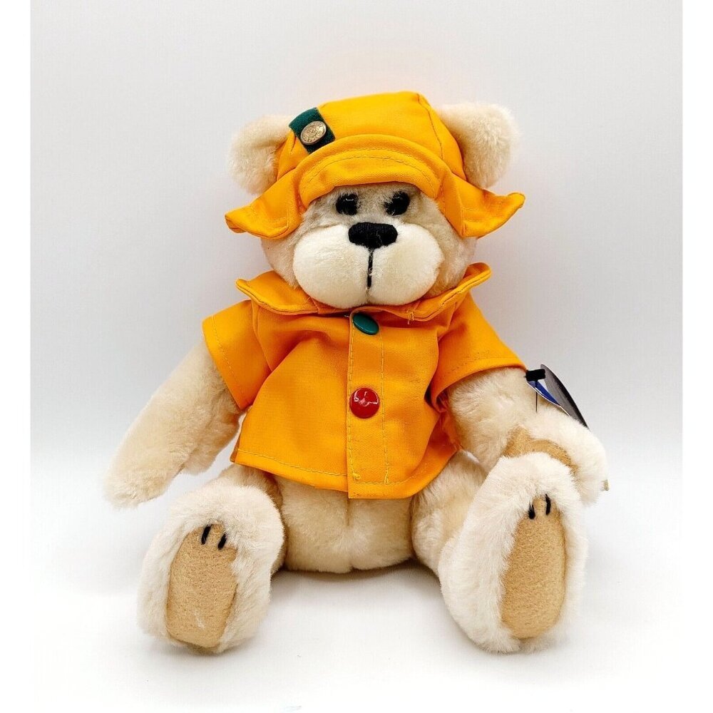 Brass Button Bears Collection Harper Bear Of Health 1997 Plush Jointed Retired